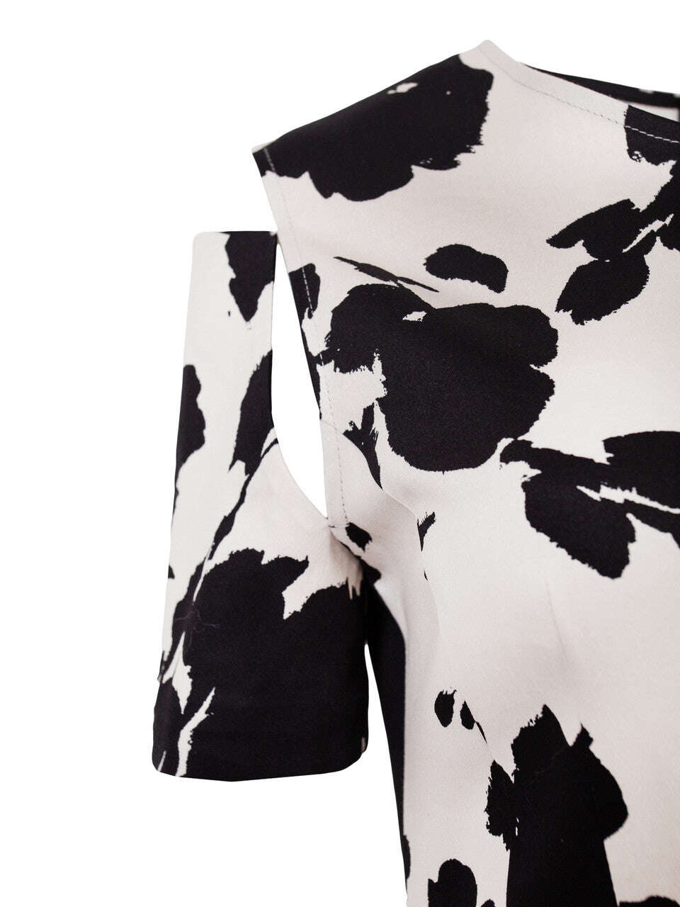 Abstract Printed Classic Tailored Under Knee-Length Pencil Dress | YASU Nolo Store