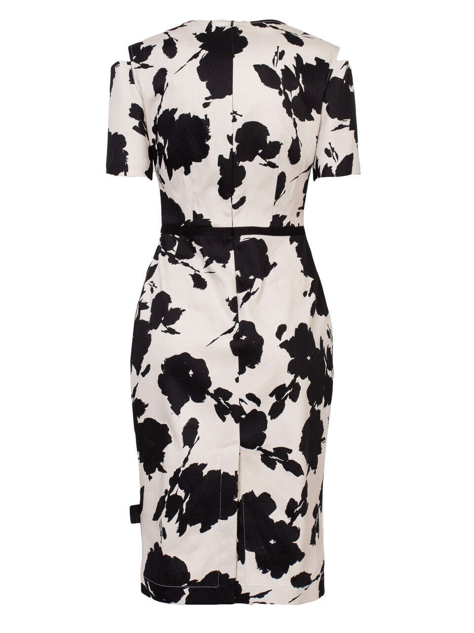 Abstract Printed Classic Tailored Knee-Length Pencil Dress | YASU Nolo Store