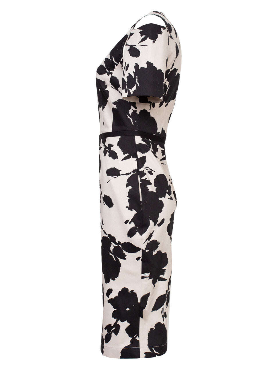Abstract Printed Classic Tailored Knee-Length Pencil Dress | YASU Nolo Store