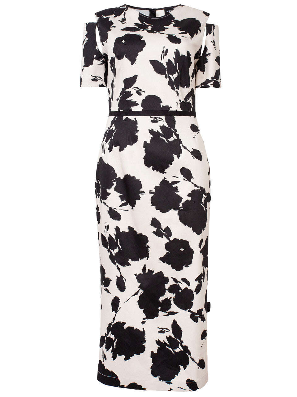 Abstract Printed Classic Tailored Under Knee-Length Pencil Dress | YASU Nolo Store