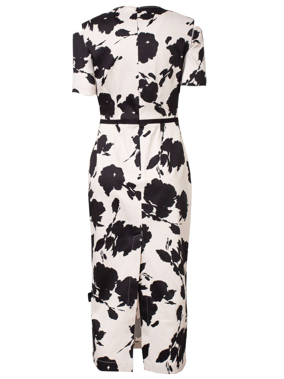 Abstract Printed Classic Tailored Under Knee-Length Pencil Dress | YASU Nolo Store