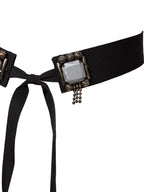 Black One Size Embelishment Belt | ROSETTE Nolo Store