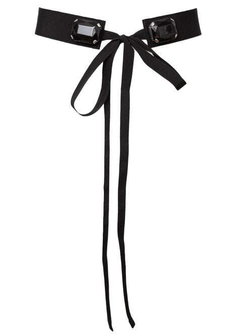 Black One Size Embelishment Belt | ROSETTE Nolo Store