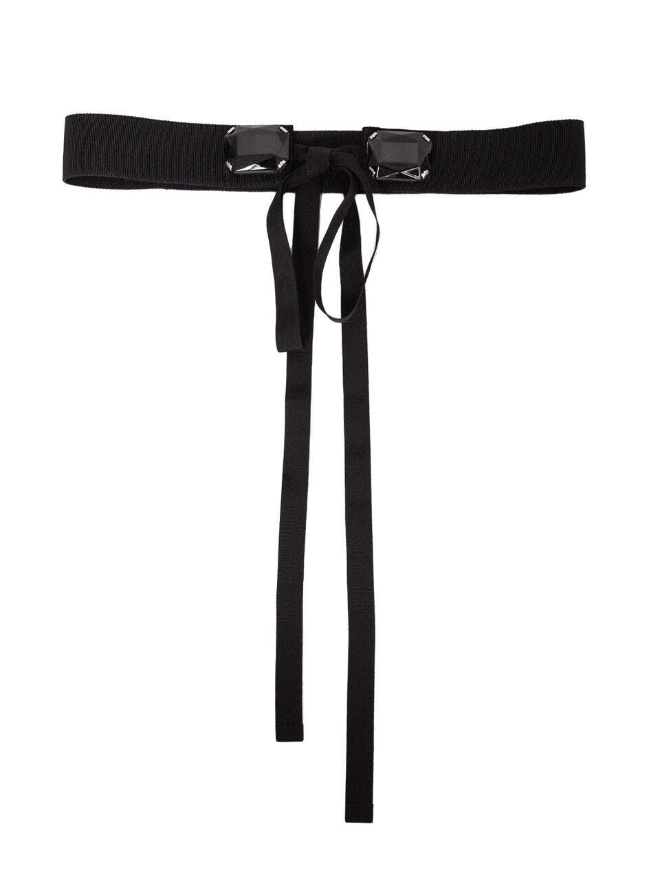 Black One Size Embelishment Belt | ROSETTE Nolo Store