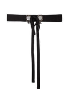 Black One Size Embelishment Belt | ROSETTE Nolo Store