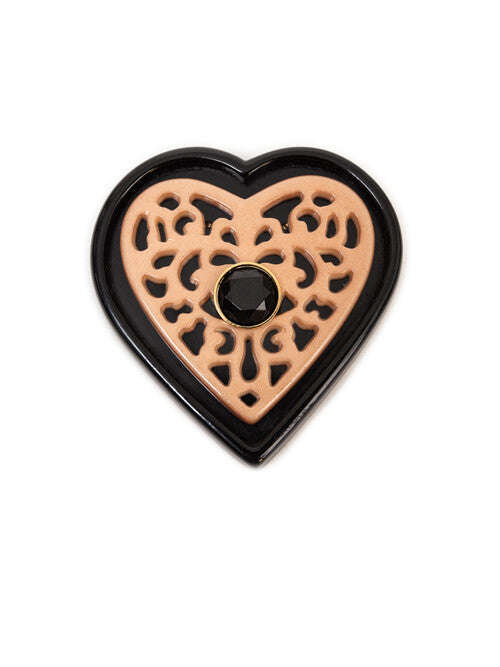 Acrylic Brooch In Shape Of | HEART Nolo Store