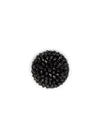 Black Beaded Crystal Brooch | PEDRERIA Nolo Store