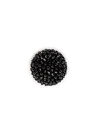 Black Beaded Crystal Brooch | PEDRERIA Nolo Store