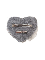 Beaded Brooch In Shape Of Heart | PEARLS Nolo Store