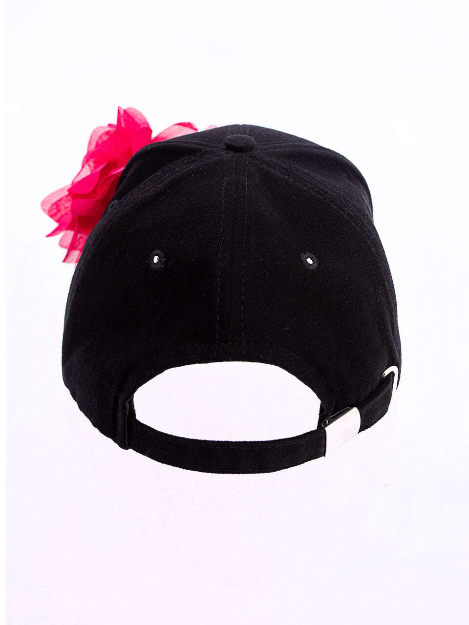 Black Cap With Decorative Brooches | FLOWERS Nolo Store
