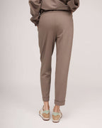 Grey jersey classic trousers | PETRA Nolo Store
