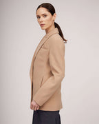 Classic jacket-style coat with dropped shoulder line | MICAELA Nolo Store