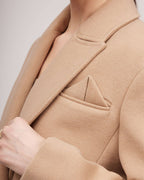 Classic jacket-style coat with dropped shoulder line | MICAELA Nolo Store