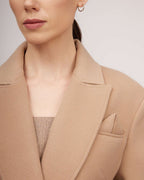 Classic jacket-style coat with dropped shoulder line | MICAELA Nolo Store