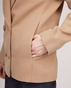 Classic jacket-style coat with dropped shoulder line | MICAELA Nolo Store