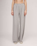 Grey wide jersey trousers | ULMA Nolo Store