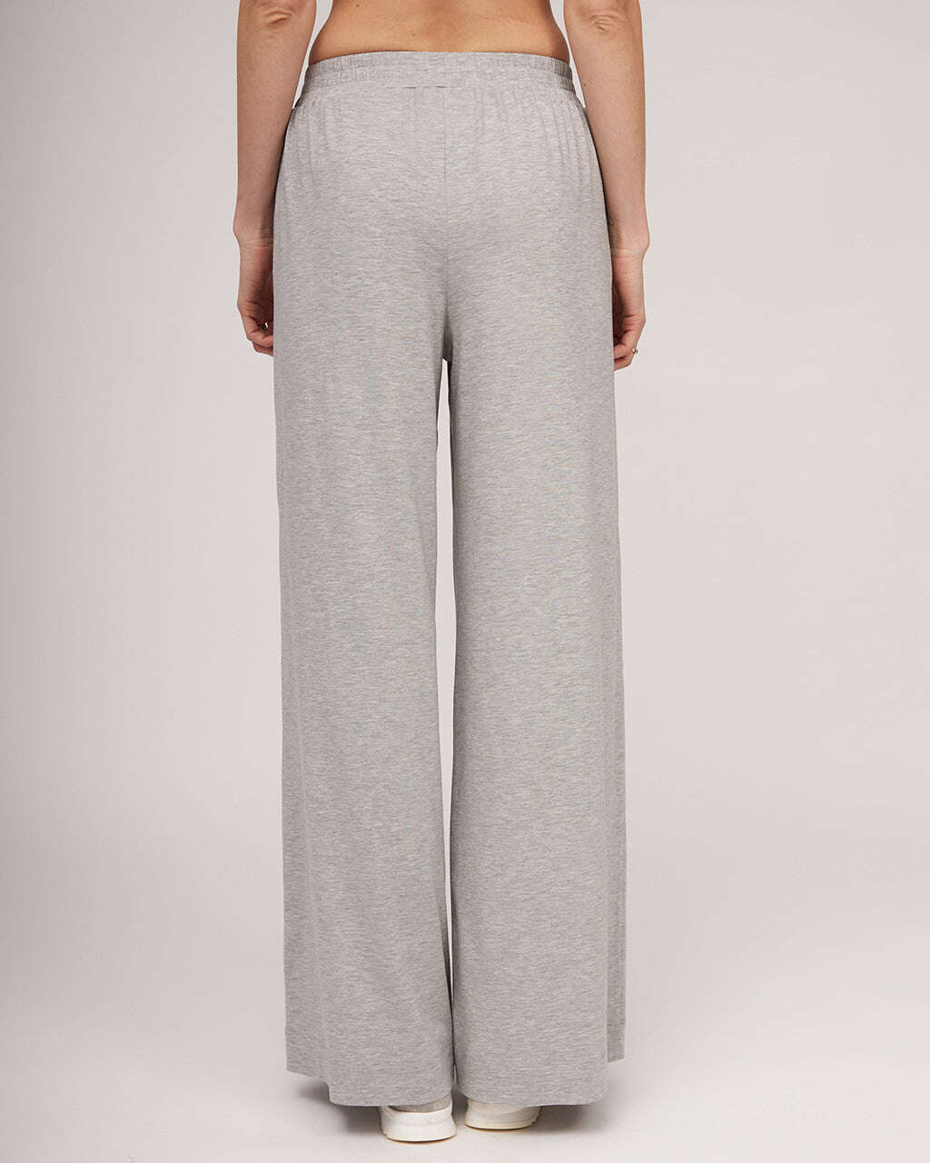 Grey wide jersey trousers | ULMA Nolo Store