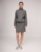 Grey knit mini skirt | RITA Nolo Store