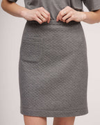 Grey knit mini skirt | RITA Nolo Store