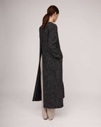 Elegant straight-cut coat with a slit at the back | FABIANA Nolo Store