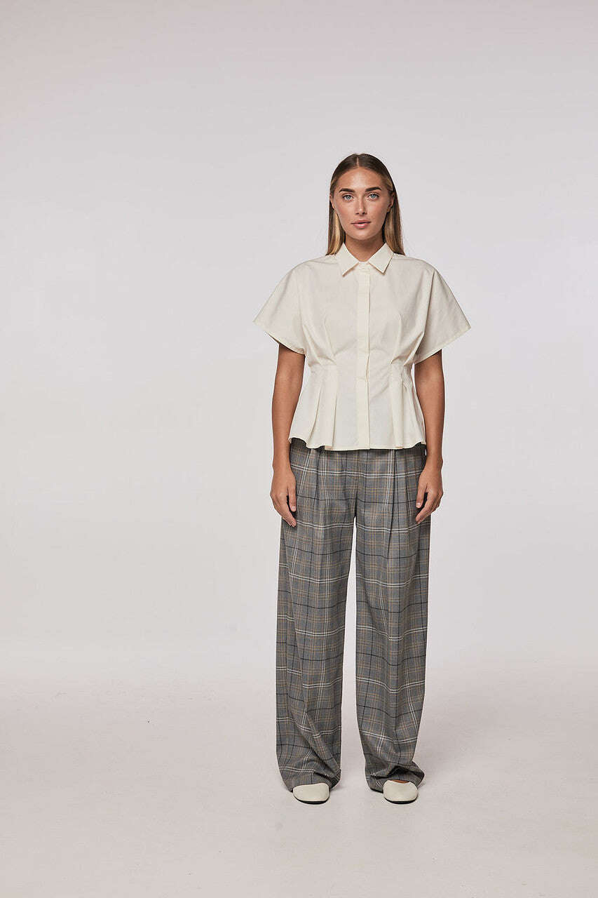 Classic wide-leg striped trousers | AKIKO Nolo Store