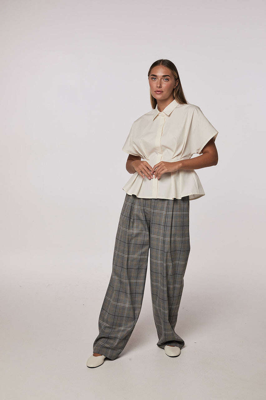 Classic wide-leg striped trousers | AKIKO Nolo Store