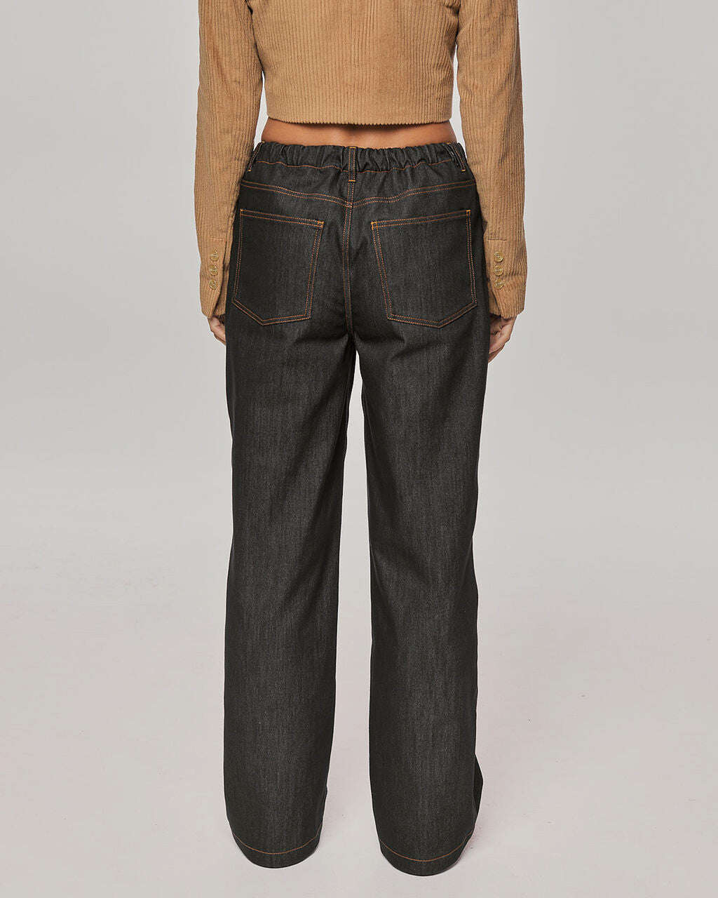 Black and wide denim jeans | REN Nolo Store