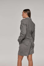 Classic Bermuda shorts with pleats and belt | EMIKOY Nolo Store