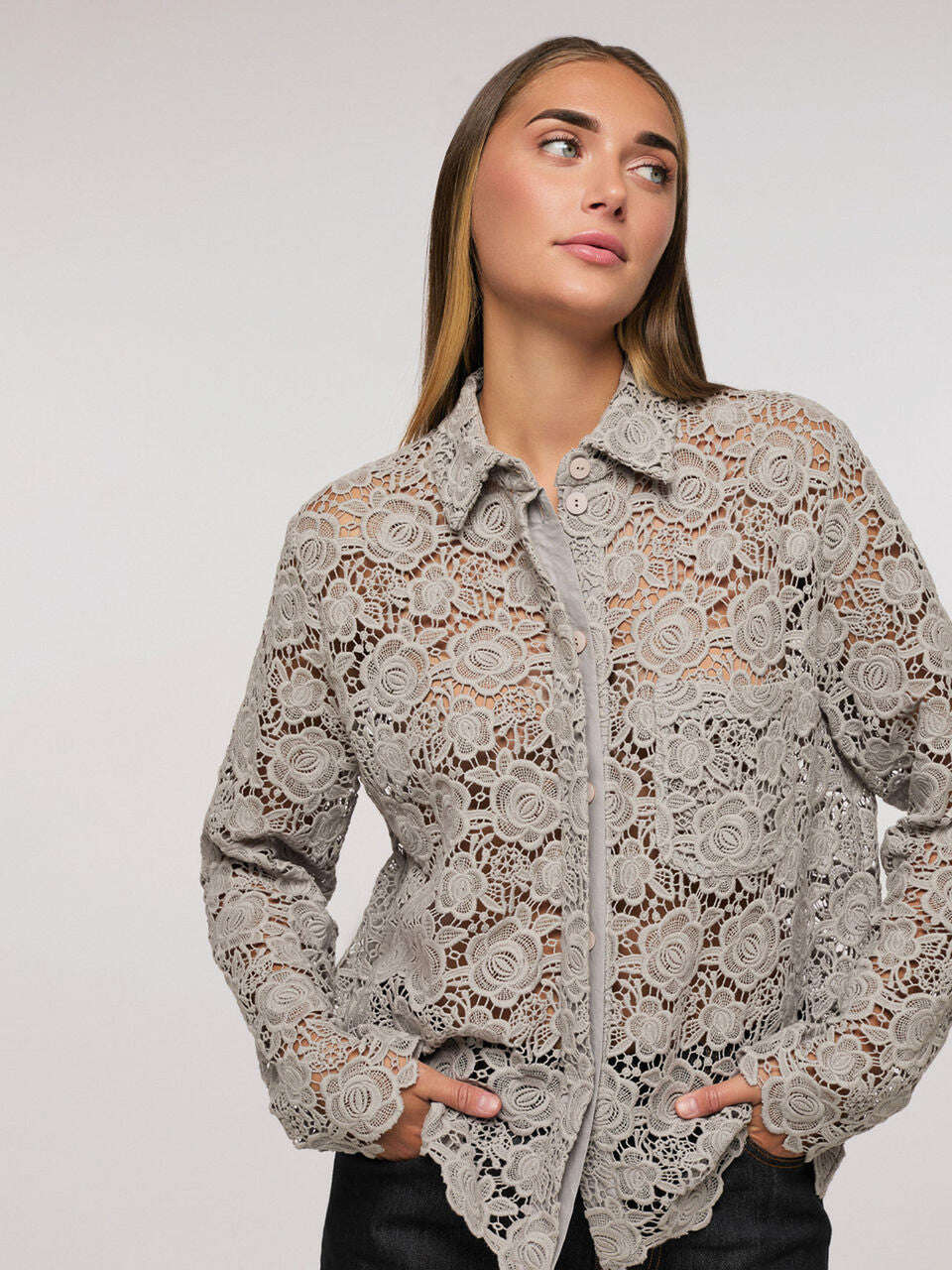 Light cotton shirt with a straight cut | SEYERI Nolo Store