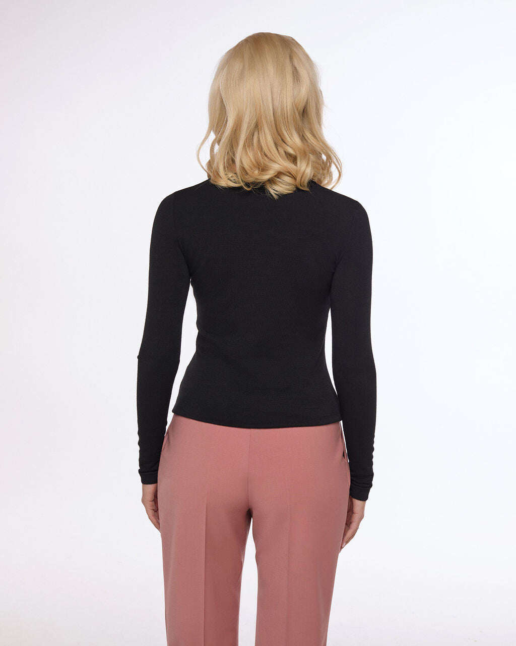 Classic high-waisted rose tone trousers | KERO Nolo Store