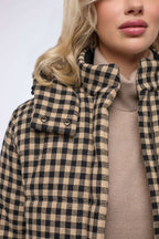 Speckled wool knitted short winter jacket | TEKESHI Nolo Store