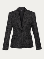 Elegant tweed jacket with embossed seams | KYOTO Nolo Store