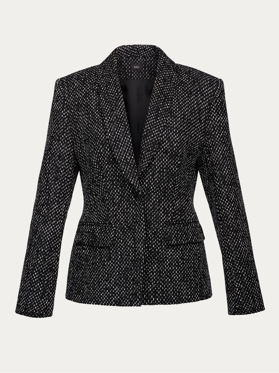 Elegant tweed jacket with embossed seams | KYOTO Nolo Store