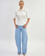 Wide-leg cotton trousers |TILDA Nolo Store