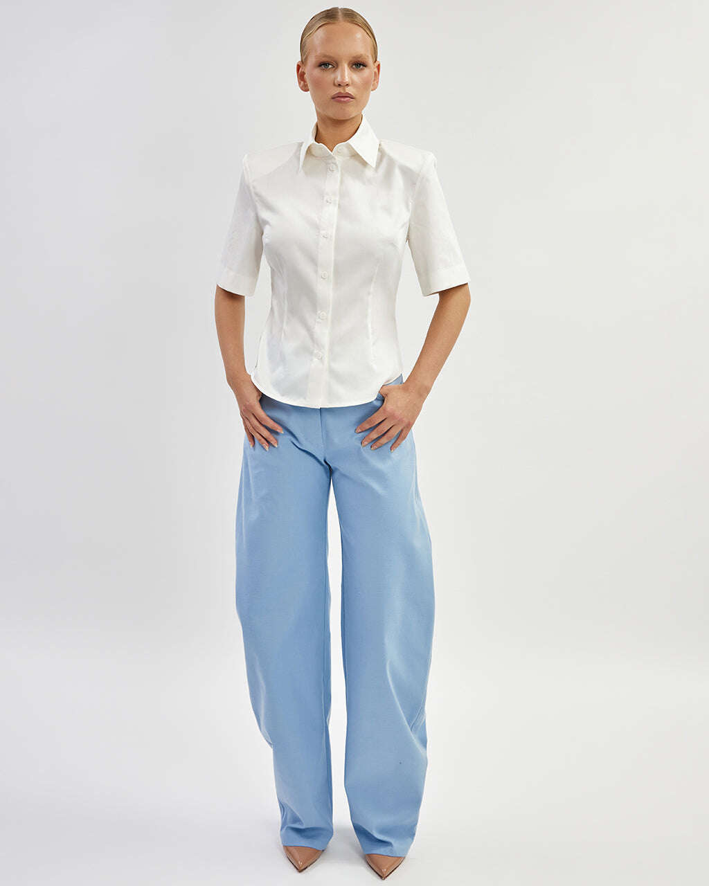 Wide-leg cotton trousers |TILDA Nolo Store