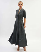 Gray  midi dress |MARTINA Nolo Store