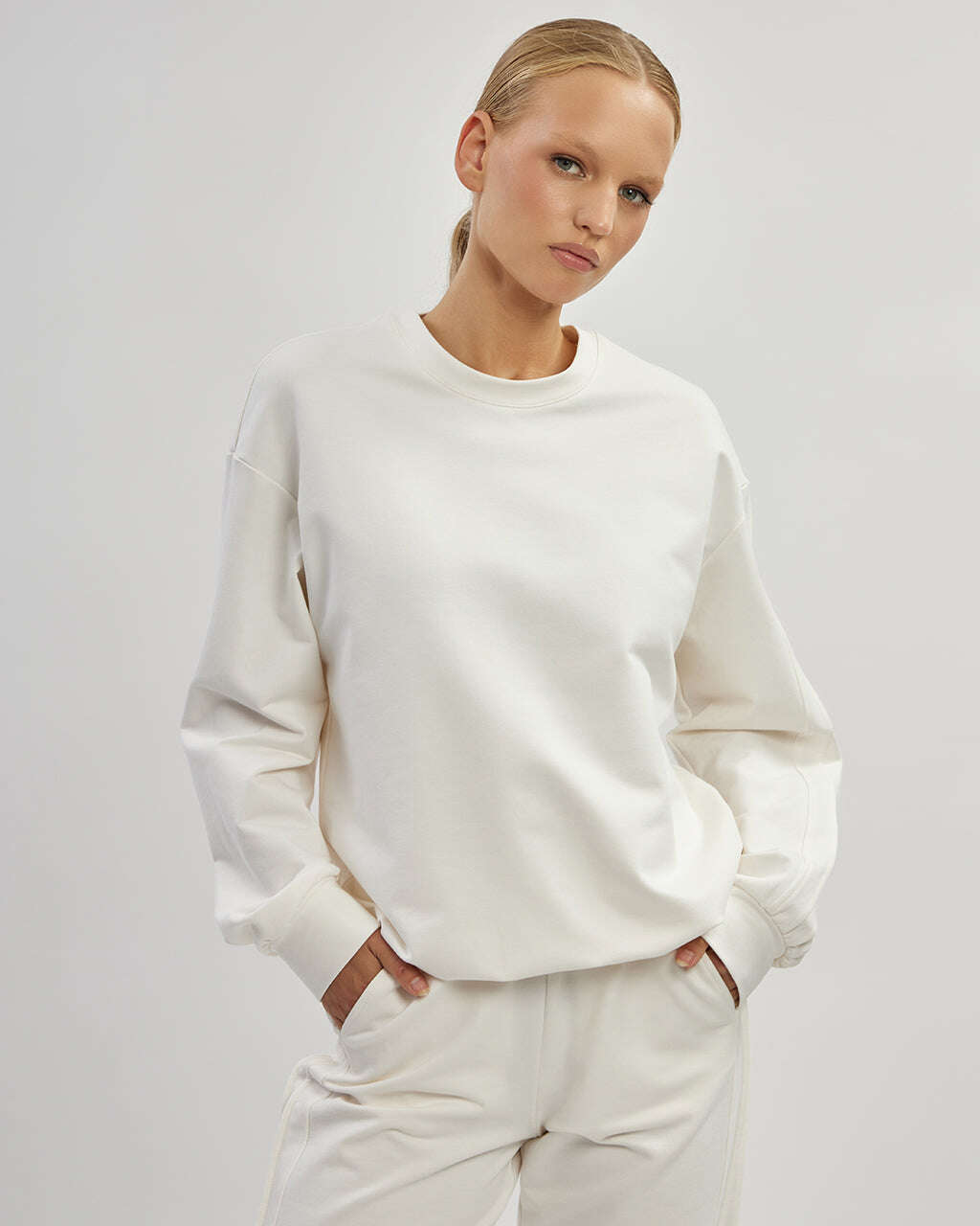 Basic cotton sweatshirt |EDA Nolo Store