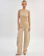 Wide-leg cotton trousers|TILDA Nolo Store