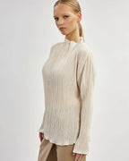 Pleated blouse | LUCRECIA Nolo Store