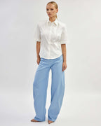 Classic white short sleeved shirt | ALISA Nolo Store