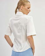 Classic white short sleeved shirt | ALISA Nolo Store