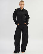 Black bomber jacket | OTTAVIA