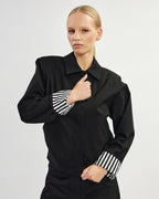 Black bomber jacket | OTTAVIA