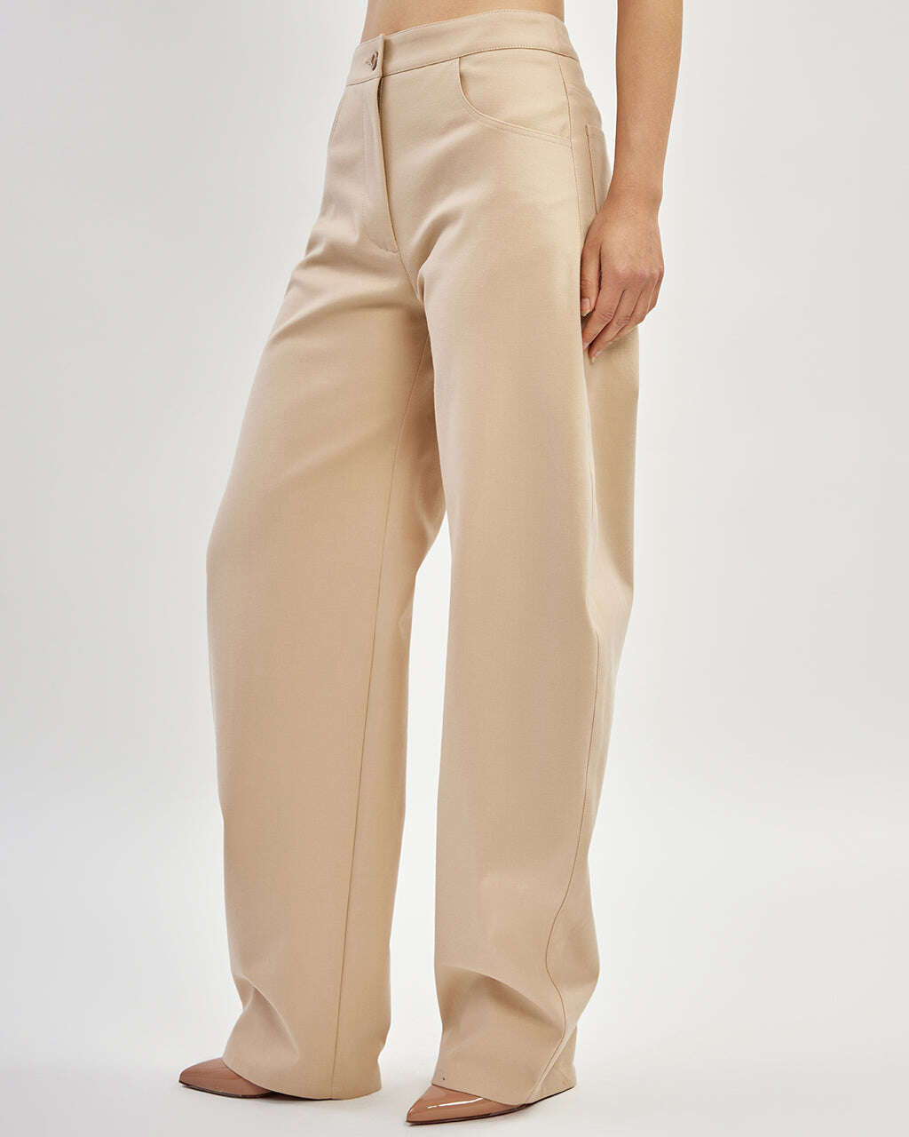 Wide-leg cotton trousers|TILDA Nolo Store
