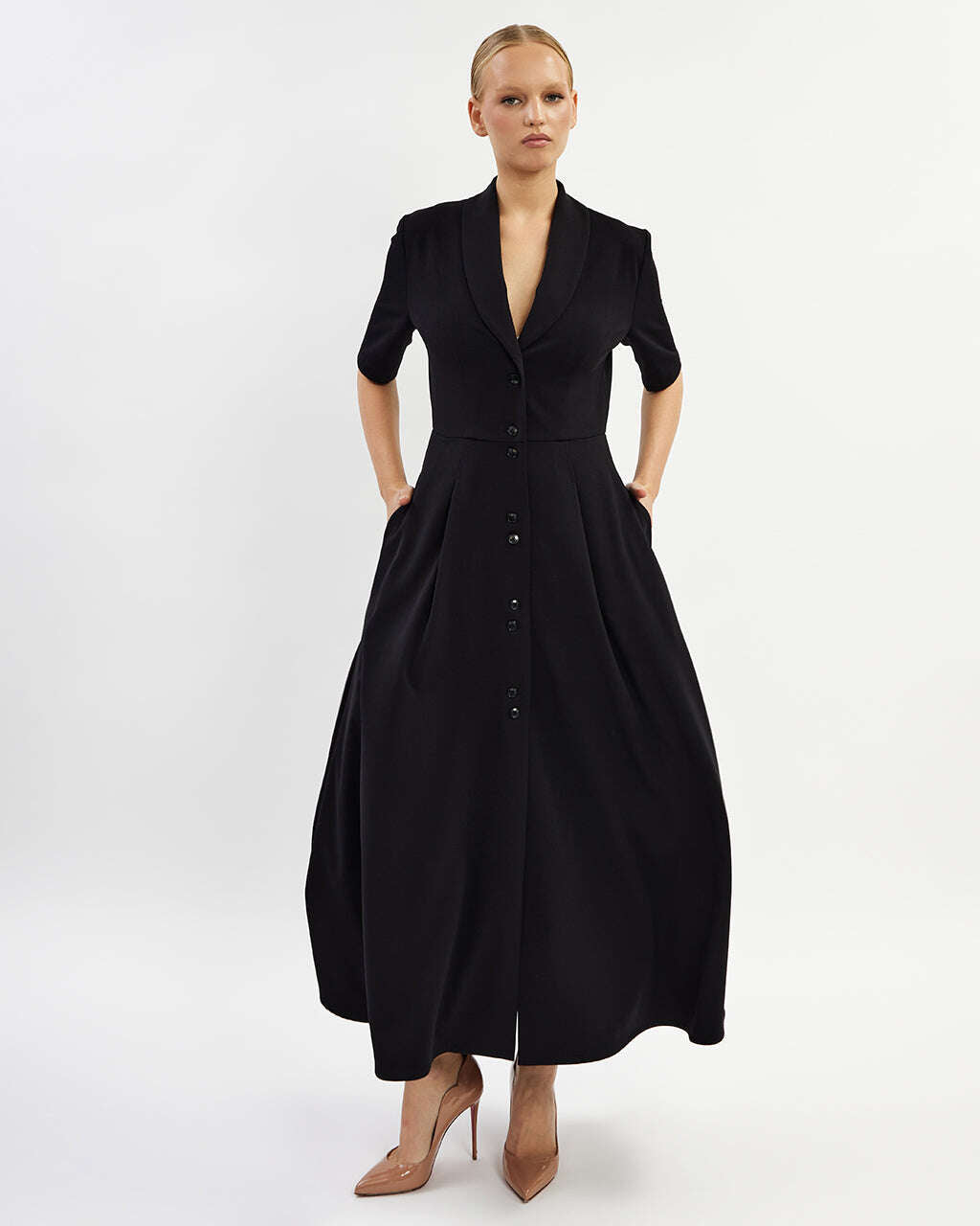Black  midi dress |MARTINA Nolo Store