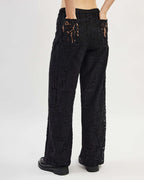 Straight cut lace trousers |MADARA Nolo Store