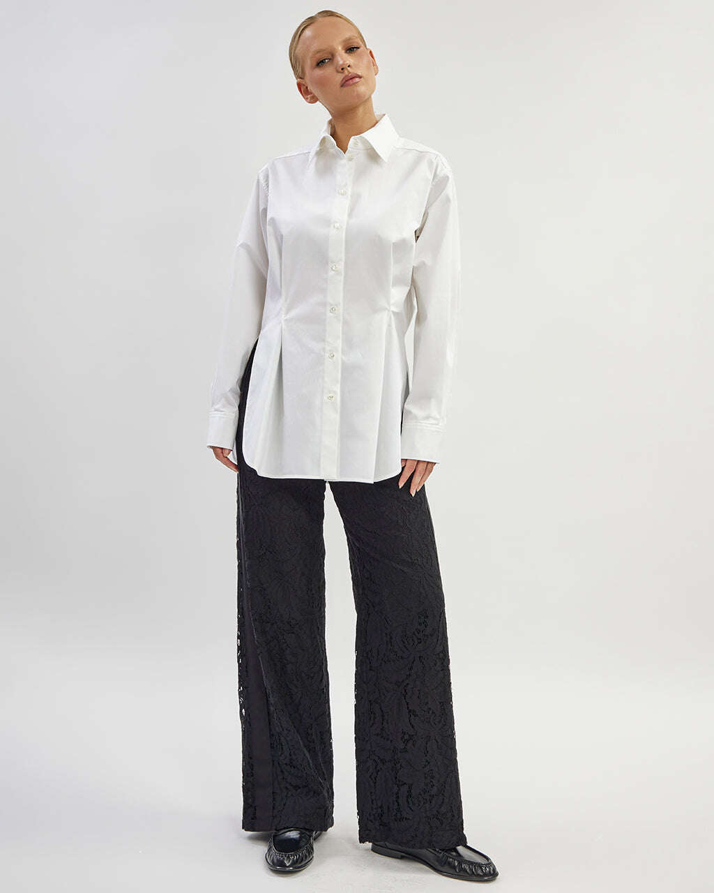 Straight cut lace trousers |MADARA Nolo Store