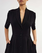 Black  midi dress |MARTINA Nolo Store