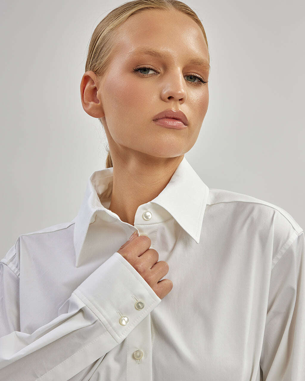 White cotton shirt |HILARIA Nolo Store