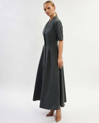 Gray  midi dress |MARTINA Nolo Store